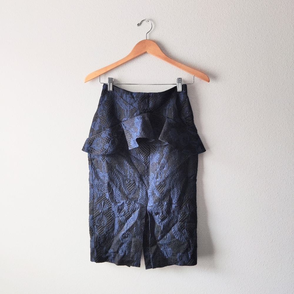 Kendal+Kylie Peplum Pencil Skirt - Picture 2 of 7
